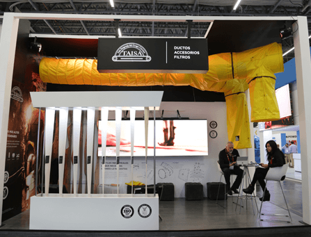 Imagen general de stand de Taisa.