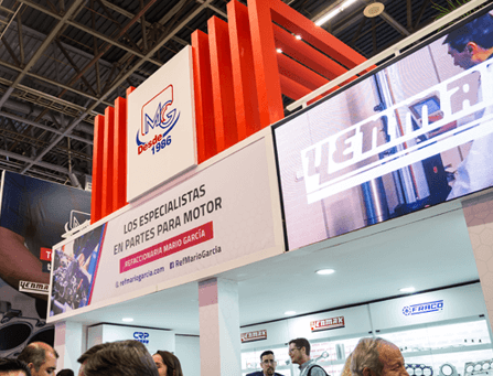 Imagen de fachada de stand.